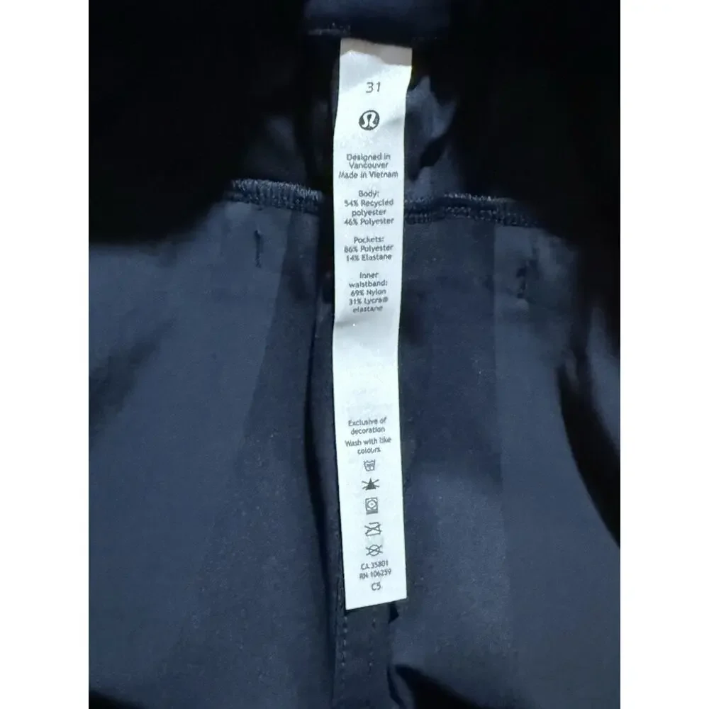 Lululemon Warpstreme High-Rise 7/8 Jogger Womens 31 True Navy